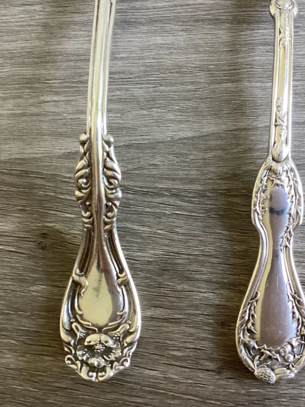 Antique Silver Plated Serving Utensils Lot Of 2 WM A Rogers A1 & S H Co Quadrupl